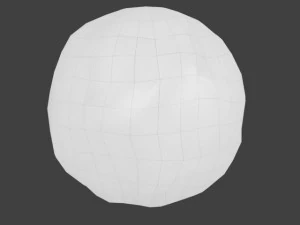 animowany model asteroidy HD Model 3D