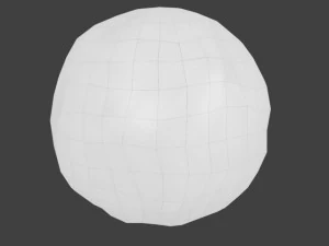 animowany model asteroidy HD Model 3D