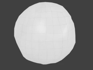 animowany model asteroidy HD Model 3D