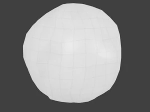 animowany model asteroidy HD Model 3D