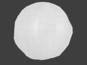 animowany model asteroidy HD Model 3D