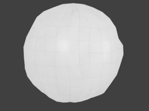 animowany model asteroidy HD Model 3D