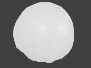 animowany model asteroidy HD Model 3D