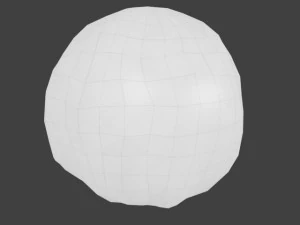 animowany model asteroidy HD Model 3D