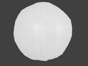 animowany model asteroidy HD Model 3D