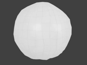 animowany model asteroidy HD Model 3D