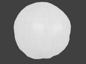 animowany model asteroidy HD Model 3D