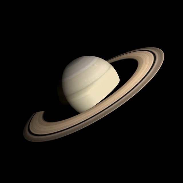animated hd saturn model 3D Модель .c4d .max .obj .3ds .fbx .stl .blend 