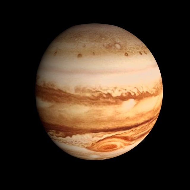 animated hd jupiter model 3D Model .c4d .max .obj .3ds .fbx .stl .blend 