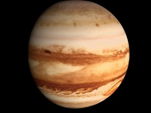 animated hd jupiter model 3D Model