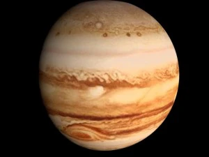 animated hd jupiter model 3D Model