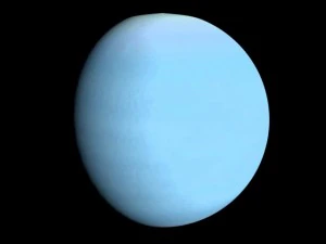 animiertes Uranus-Modell 3D Modell