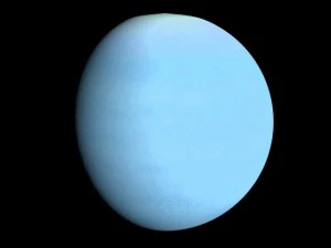 animiertes Uranus-Modell 3D Modell