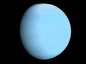 animiertes Uranus-Modell 3D Modell