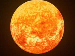 animated sun model 3D Model