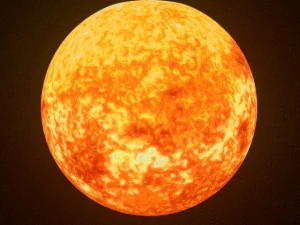 animated sun model 3D Model