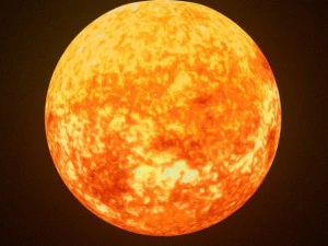 animated sun model 3D Model