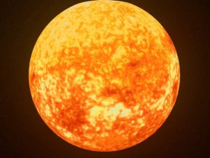 animated sun model 3D Model