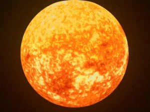 animated sun model 3D Model