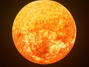 animated sun model 3D Model