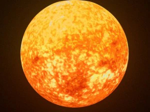 animated sun model 3D Model