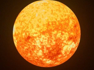 animated sun model 3D Model