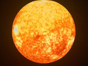 animated sun model 3D Model