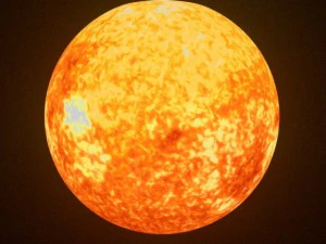 animated sun model 3D Model