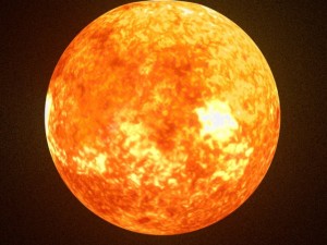 animated sun model 3D मॉडल