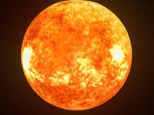 animated sun model 3D Model