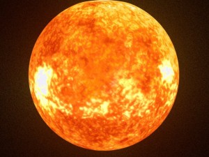 animated sun model 3D मॉडल