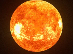 animated sun model 3D Model