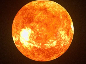 animated sun model 3D Model