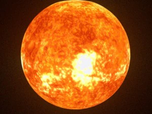 animated sun model 3D Model