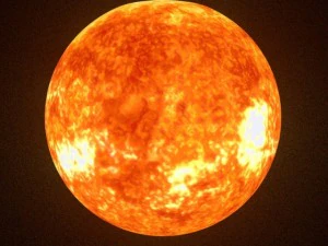 animated sun model 3D Model