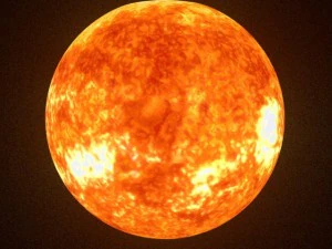 animated sun model 3D Model