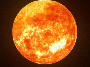 animated sun model 3D Model