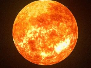 animated sun model 3D Model