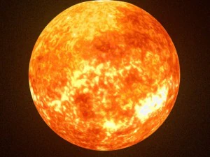 animated sun model 3D Model