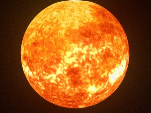 animated sun model 3D मॉडल