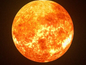 animated sun model 3D Model