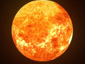 animated sun model 3D Model