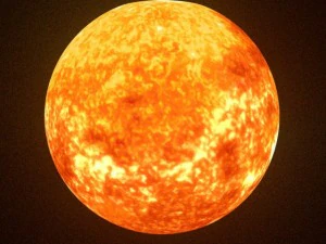 animated sun model 3D Model