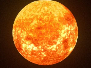 animated sun model 3D Model