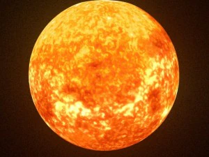 animated sun model 3D Model