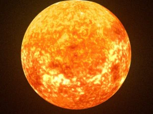 animated sun model 3D Model