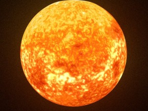 animated sun model 3D मॉडल