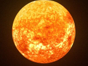 animated sun model 3D Model