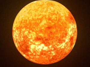 animated sun model 3D Model