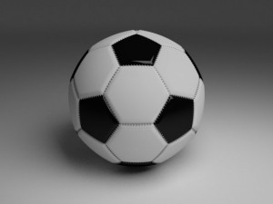 high quality football 3D Модель